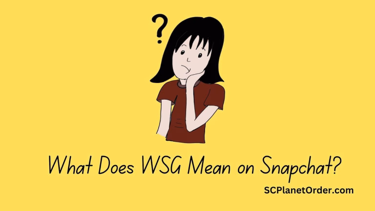 What Does WSG Mean on Snapchat? 6 What Does WSG Mean on Snapchat